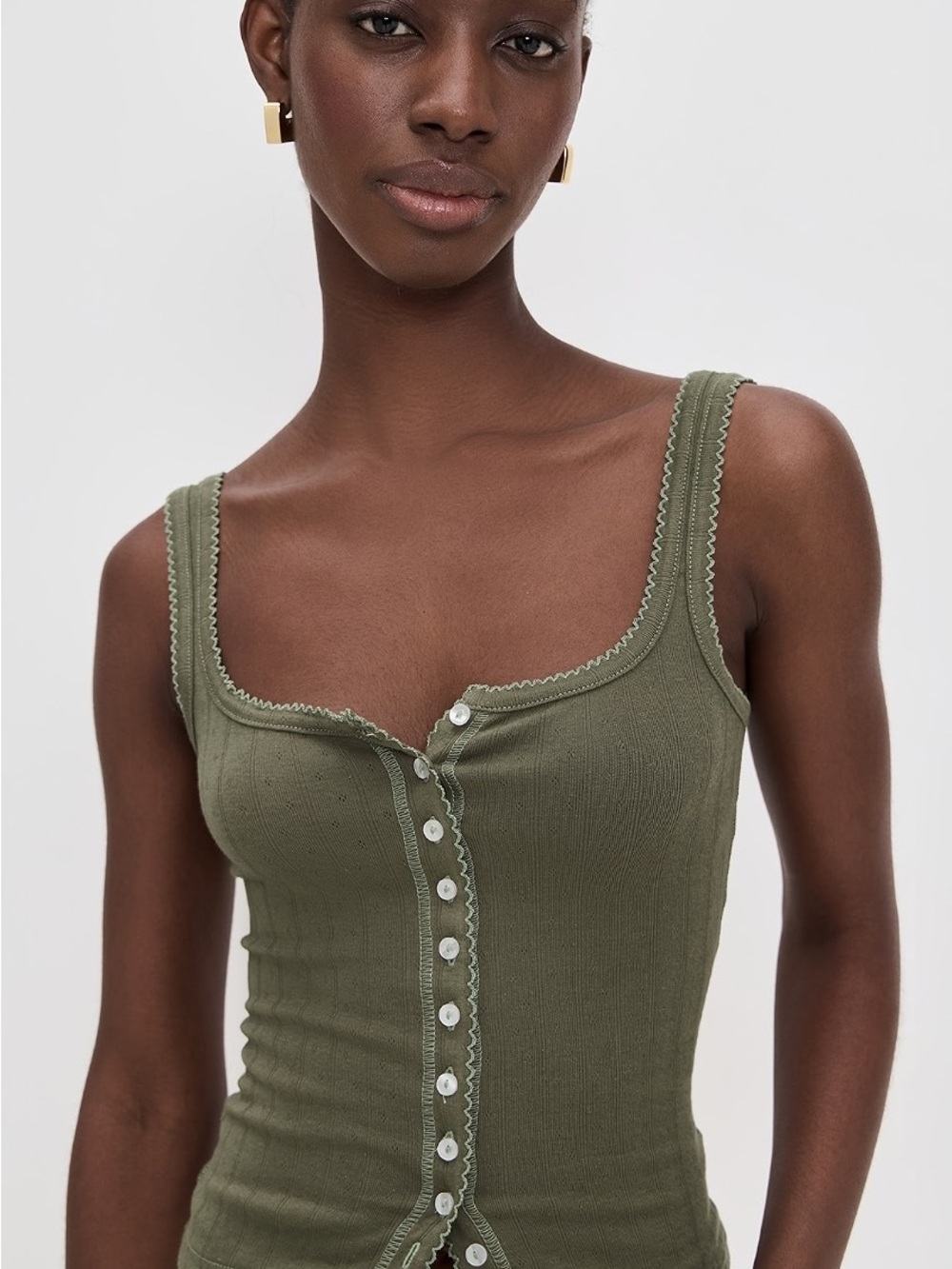 Free People End Game Pointelle Tank